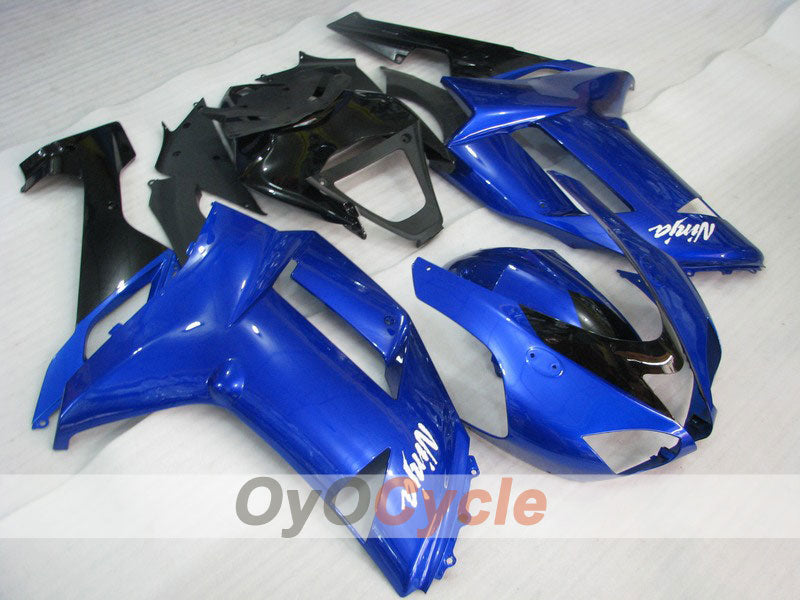 Verkleidungssatz für Einspritzmodelle, 07-08 NINJA ZX-6R - Blau, Schwarz - Werksstil #OYO87901927