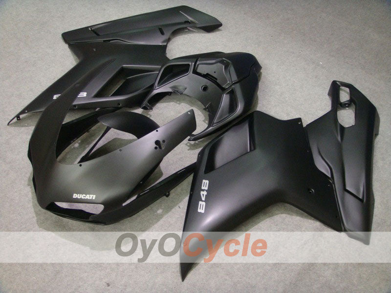 Einspritz-Verkleidungssatz für Ducati 1098, Baujahr 07-09 - Schwarz, Matt - Werksstil #OYO87902291 Hauptbild