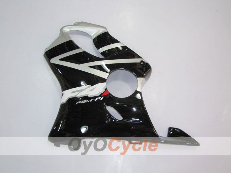 Einspritz-Verkleidungssatz für 01-03 CBR600F4i - Schwarz, Silber - Werksdesign #OYO87900146