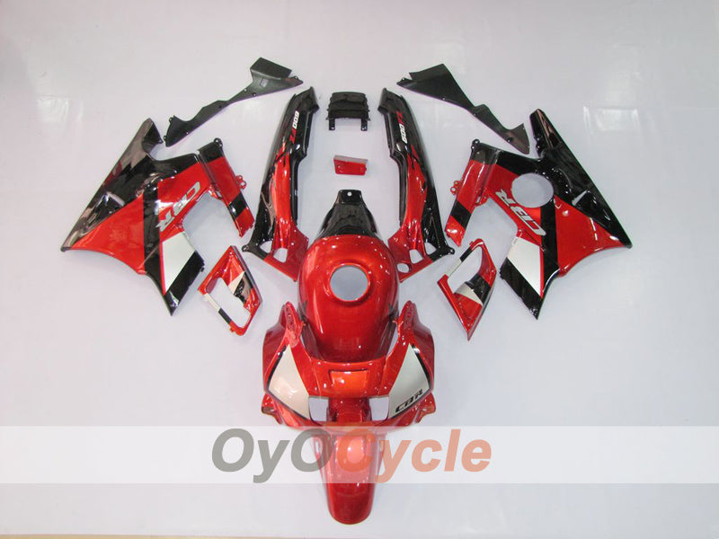 Verkleidungssatz für 91-94 Honda CBR600 F2 - Rot, Schwarz - Werksstil #OYO87903054 Hauptbild