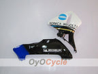 Einspritzverkleidungssatz für 03-04 CBR600RR - Weiß, Schwarz - Konica Minolta #OYO87902526