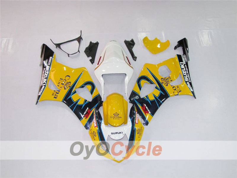 Spritzguss-Verkleidungssatz für 03-04 GSX R1000 - Gelb, Schwarz - Corona #OYO87901813 Zweitbild