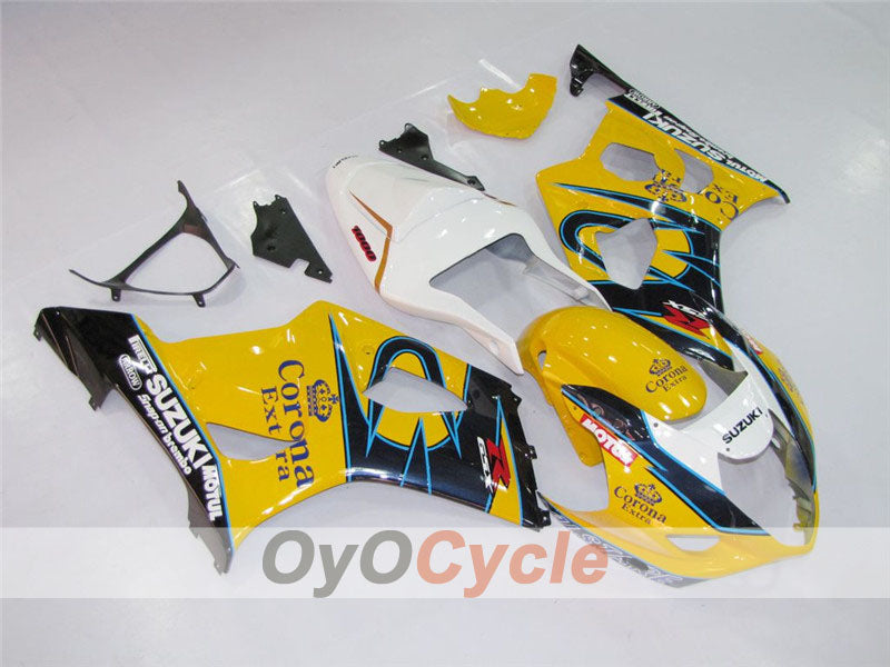 Spritzguss-Verkleidungssatz für 03-04 GSX R1000 - Gelb, Schwarz - Corona #OYO87901813 Hauptbild