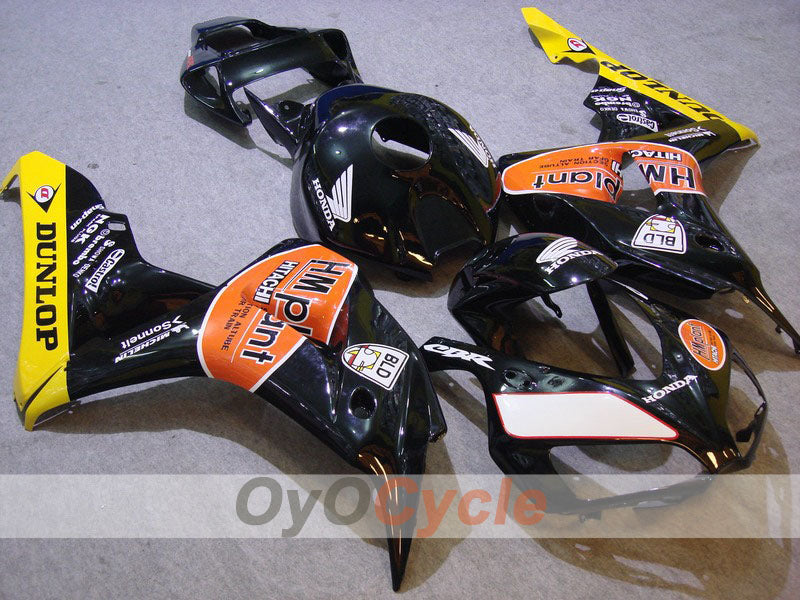 Verkleidungssatz für Einspritzermodelle der CBR1000RR 06-07 - Gelb, Schwarz - HM Plant #OYO87900611 Hauptbild