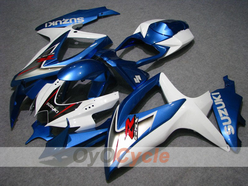 Einspritz-Verkleidungssatz für GSX R750 08-10 - Blau, Weiß - Werksstil #OYO87901425 Hauptbild