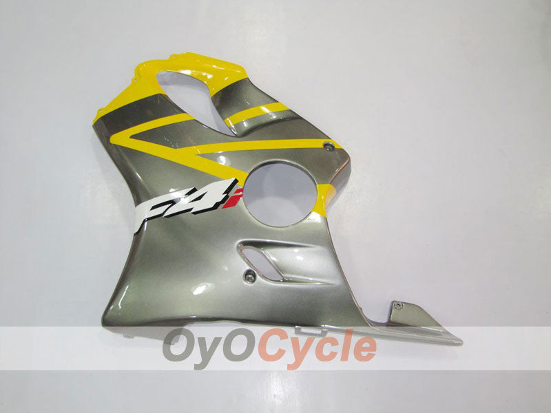 Verkleidungssatz für Einspritzmodelle 04-07 CBR600F4i - Gelb, Silber - Werksdesign #OYO87900198
