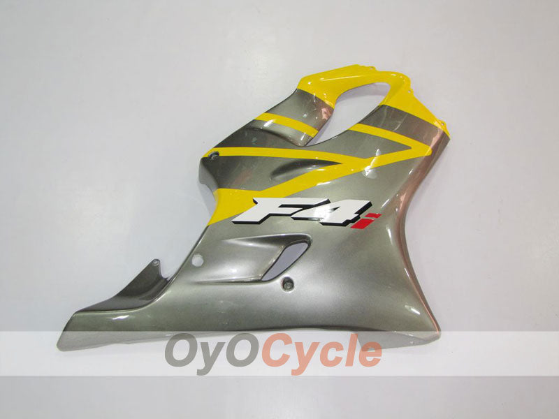 Verkleidungssatz für Einspritzmodelle 04-07 CBR600F4i - Gelb, Silber - Werksdesign #OYO87900198