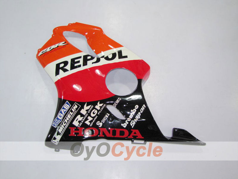 Verkleidungssatz für Einspritzmodelle 01-03 CBR600F4i - Orange, Schwarz - MICHELIN, Repsol #OYO87900189