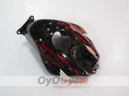 Verkleidungssatz für Einspritzer für CBR600RR 05-06 - Rot, Schwarz - Flammenmuster #OYO87900239