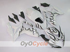 Verkleidungssatz für Einspritzanlage für 06-07 GSX R600 - Weiß, Schwarz - Flamme #OYO87901495