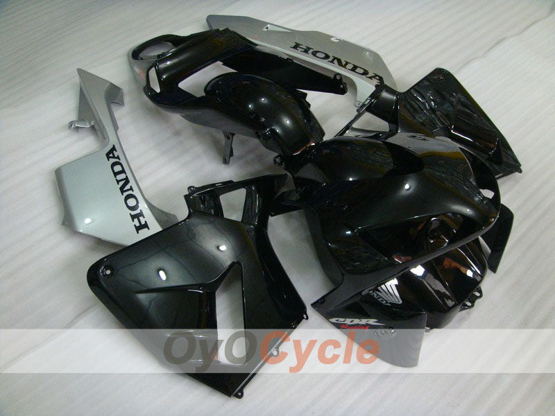 Einspritzverkleidungssatz für 03-04 CBR600RR - Schwarz, Silber - Werksstil #OYO87902604 Hauptbild