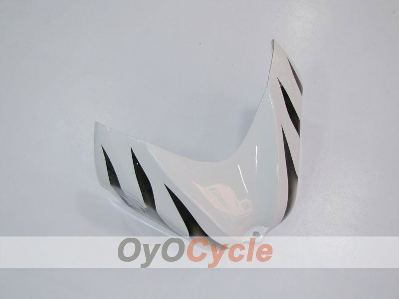 Verkleidungssatz für Einspritzanlage für 06-07 GSX R600 - Weiß, Schwarz - Flamme #OYO87901495