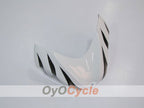 Verkleidungssatz für Einspritzanlage für 06-07 GSX R600 - Weiß, Schwarz - Flamme #OYO87901495