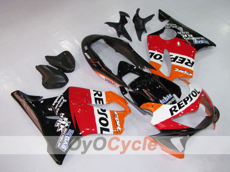 Einspritz-Verkleidungssatz für 99-00 CBR600F4 - Rot, Schwarz - MICHELIN, Repsol #OYO87900142 Hauptbild