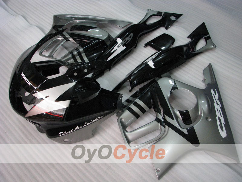 Verkleidungssatz für Einspritzmodelle der CBR600F3, 97-98 - Schwarz, Grau - Werksstil #OYO87900089 Hauptbild