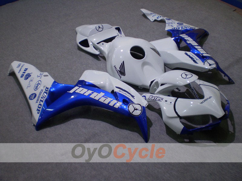 Verkleidungssatz für Einspritzermodelle der CBR1000RR 06-07 - Blau, Weiß - Jordan #OYO87900613