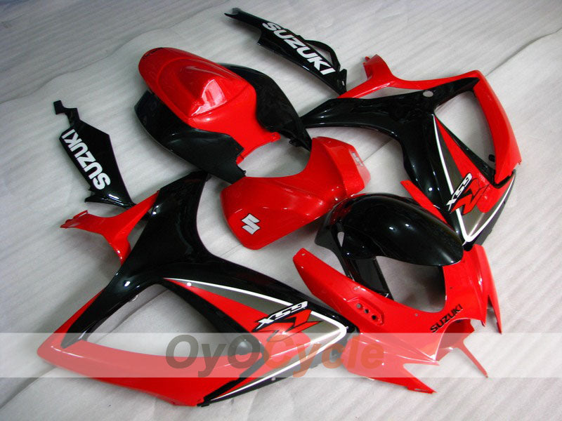 Verkleidungssatz für Einspritzermodelle 06-07 GSX R750 - Rot, Schwarz - Werksstil #OYO87901326 Hauptbild