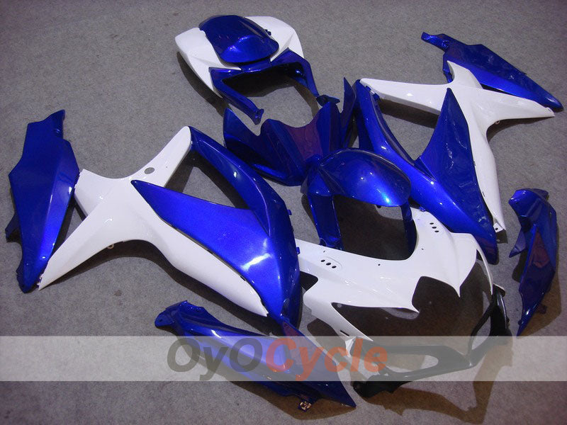 Einspritz-Verkleidungssatz für 08-10 GSX R600 - Blau, Weiß - Werksstil #OYO87901660 Hauptbild