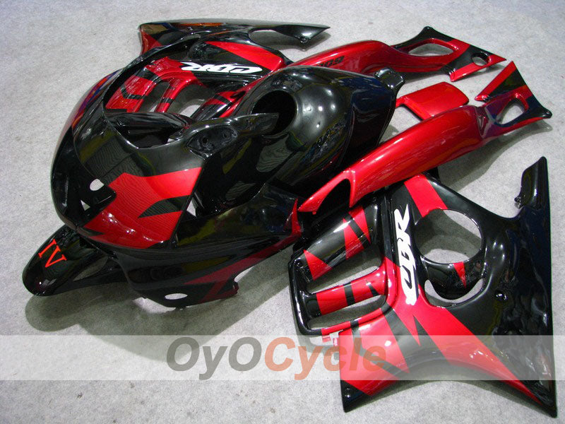 Verkleidungssatz für Einspritzmodelle 95-96 CBR600F3 - Rot, Schwarz - Werksstil #OYO87902775 Hauptbild