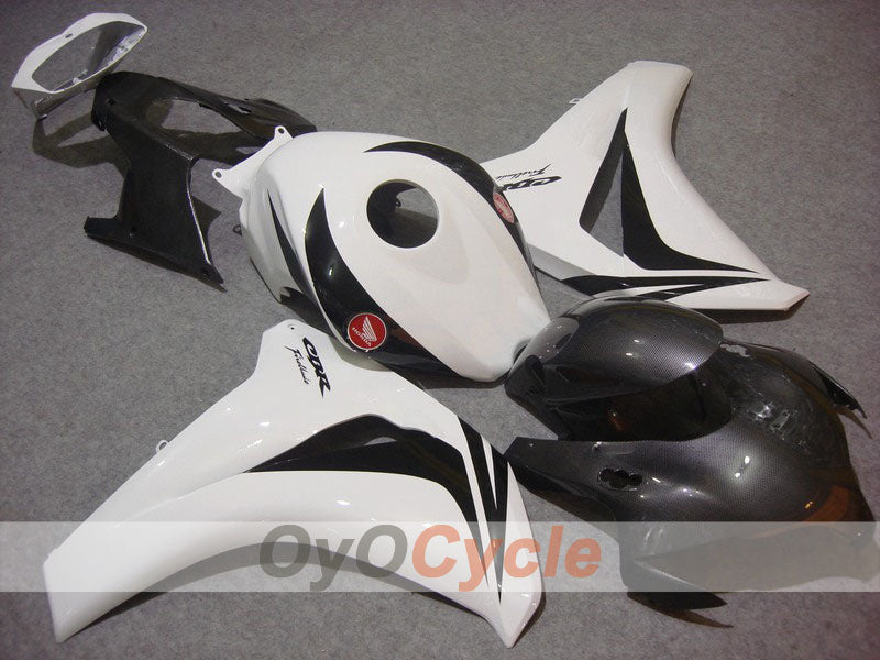 Verkleidungssatz für Einspritzmodell 08-11 CBR1000RR - Weiß, Schwarz - Fireblade #OYO87900672 Hauptbild