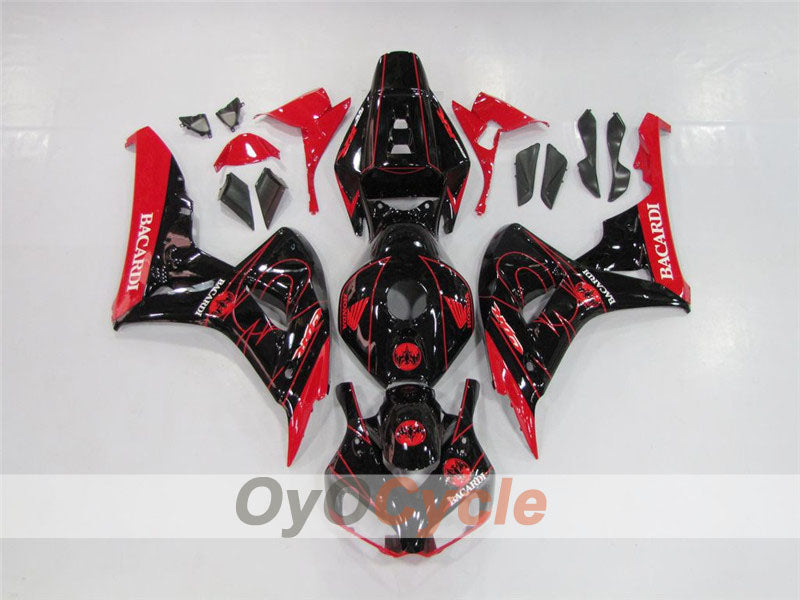 Verkleidungssatz für 06-07 CBR1000RR - Rot, Schwarz - BACARDI #OYO87900550 Zweitbild