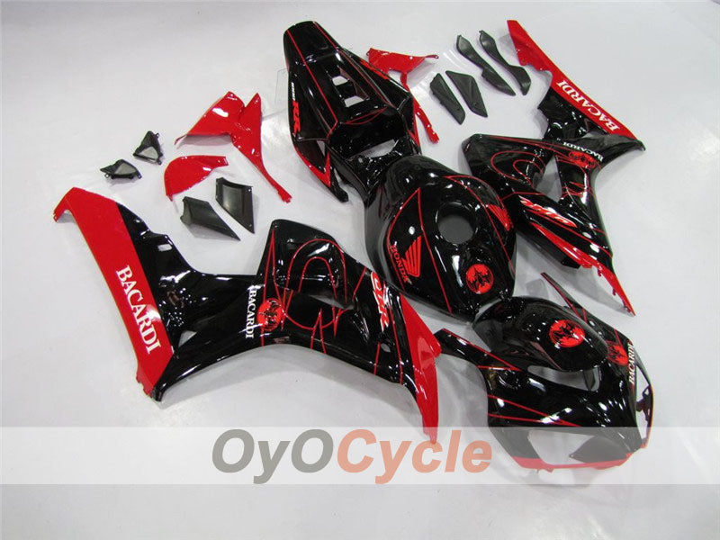 Verkleidungssatz für 06-07 CBR1000RR - Rot, Schwarz - BACARDI #OYO87900550 Hauptbild