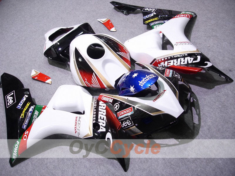 Verkleidungssatz für Einspritzermodelle der CBR1000RR 06-07 - Weiß, Schwarz - Lee #OYO87900616 Hauptbild