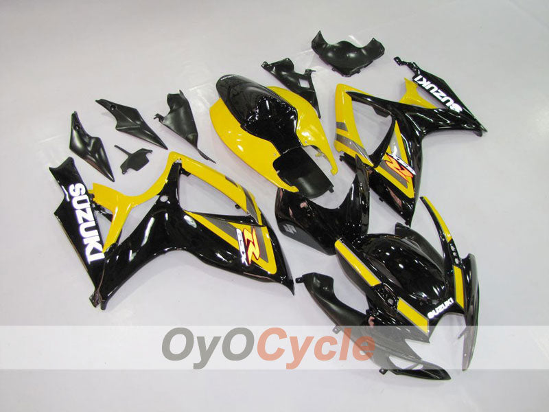 Einspritzverkleidungssatz für GSX R750 06-07 - Gelb, Schwarz - Werksstil #OYO87901317 Hauptbild