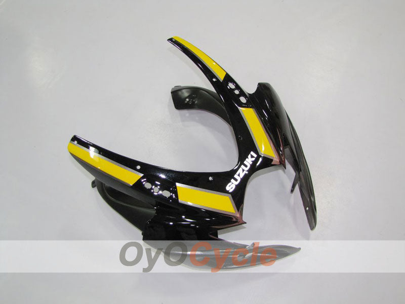 Einspritz-Verkleidungskit für 06-07 GSX R600 - Gelb, Schwarz, Matt - Werksstil #OYO87901539