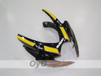 Einspritz-Verkleidungskit für 06-07 GSX R600 - Gelb, Schwarz, Matt - Werksstil #OYO87901539
