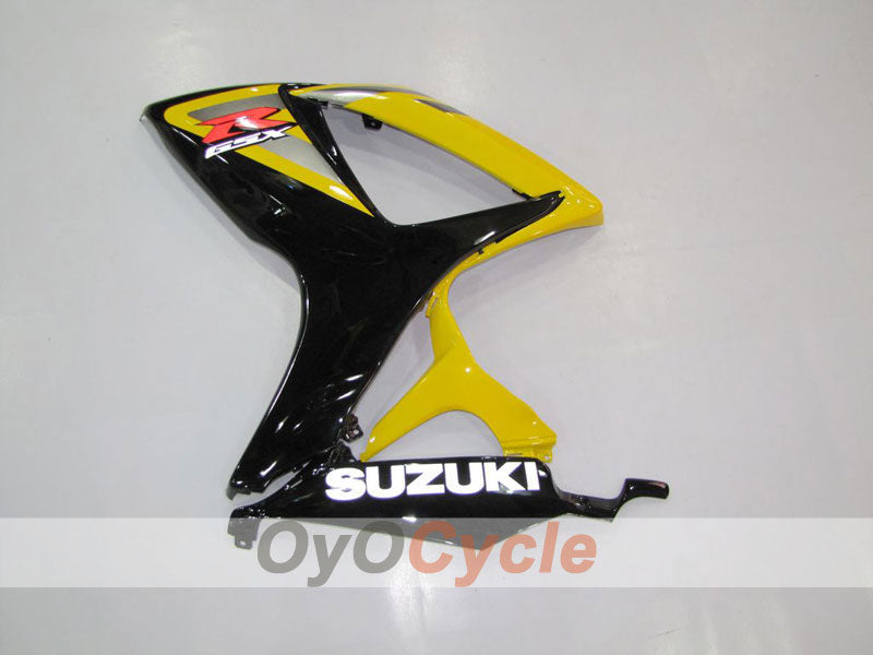Einspritz-Verkleidungskit für 06-07 GSX R600 - Gelb, Schwarz, Matt - Werksstil #OYO87901539