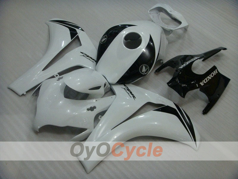 Verkleidungssatz für Einspritzmodell 08-11 CBR1000RR - Weiß, Schwarz - Fireblade #OYO87900674 Hauptbild