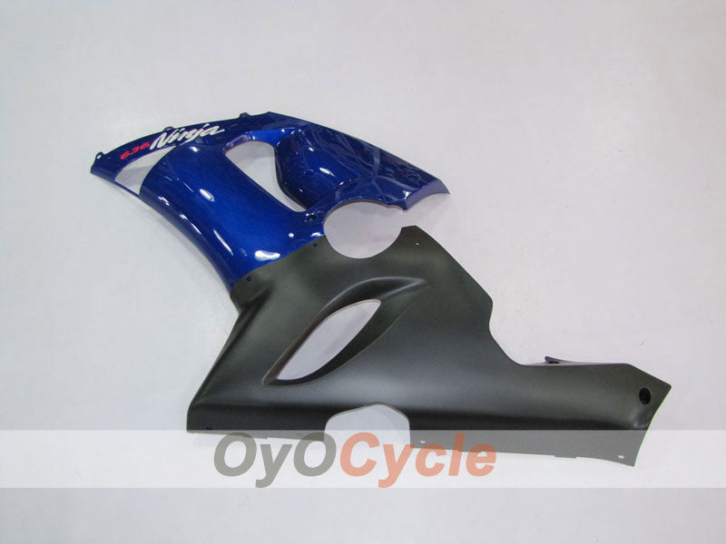 Spritzverkleidungssatz für 05-06 NINJA ZX-6R - Blau, Schwarz - Werksstil #OYO87901844