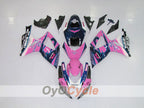 Einspritzverkleidungssatz für GSX R600 06-07 - Schwarz, Pink - Corona, MOTUL #OYO87901433