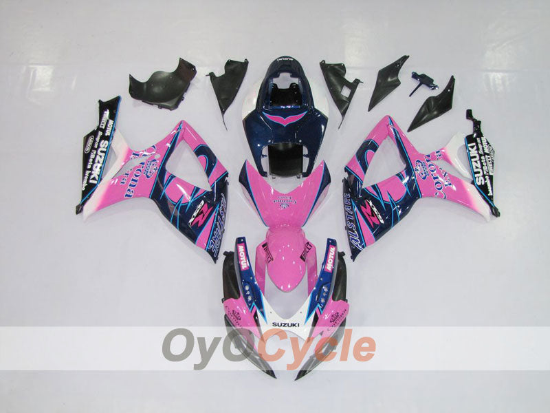 Einspritz-Verkleidungskit für 06-07 GSX R750 - Blau, Rosa - Corona #OYO87901263 Zweitbild