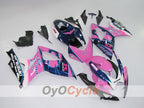 Einspritzverkleidungssatz für GSX R600 06-07 - Schwarz, Pink - Corona, MOTUL #OYO87901433