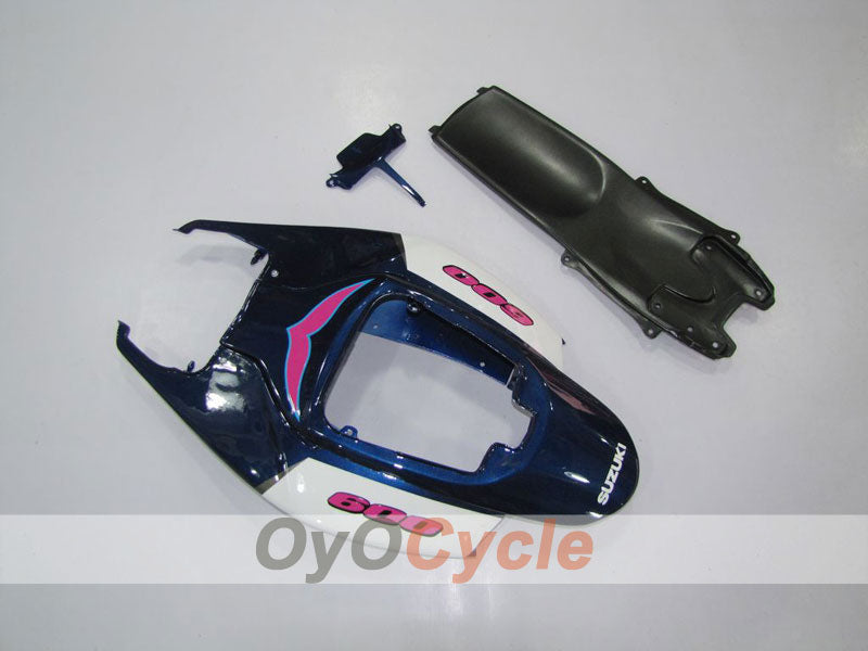 Einspritzverkleidungssatz für GSX R600 06-07 - Schwarz, Pink - Corona, MOTUL #OYO87901433