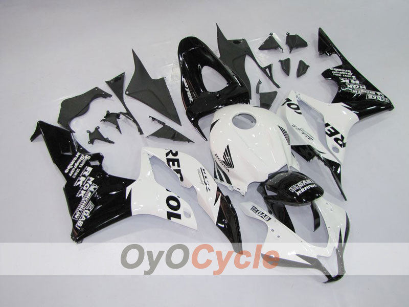Einspritzverkleidungssatz für 07-08 CBR600RR - Weiß, Schwarz - Repsol #OYO87900426 Zweitbild