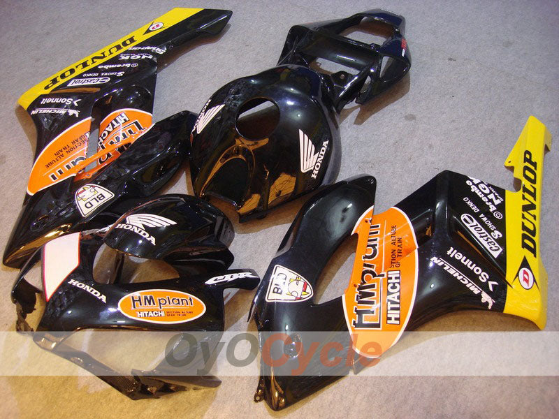 Einspritzverkleidungssatz für CBR1000RR 04-05 - Orange, Schwarz - HM Plant #OYO87900498 Hauptbild