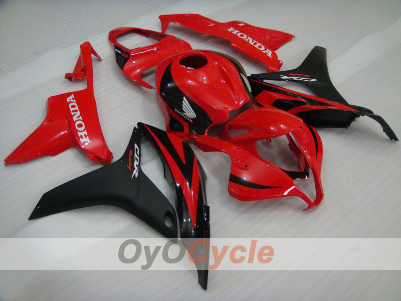 Verkleidungssatz für Einspritzmodelle der CBR600RR 07-08 - Rot, Schwarz - Werksstil #OYO87900405 Hauptbild