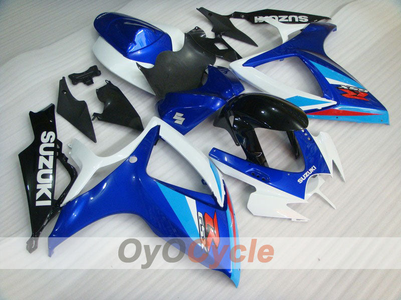 Einspritzverkleidungssatz für GSX R600, 06-07 - Blau, Weiß - Werksstil #OYO87901576 Hauptbild