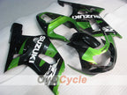 Verkleidungssatz für 00-02 GSX R1000 - Grün, Schwarz - Werksstil #OYO87905208
