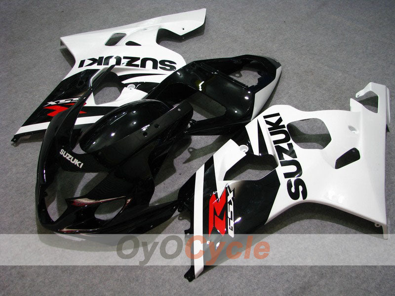 Einspritzverkleidungssatz für GSX R750 04-05 - Weiß, Schwarz - Werksstil #OYO87901221 Hauptbild