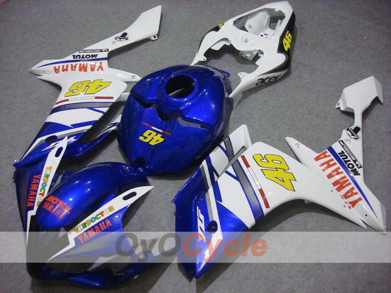 Verkleidungssatz für Einspritzmodelle, YZF-R1 07-08 - Blau, Weiß - FIAT, MICHELIN, MOTUL #OYO87900852 Hauptbild