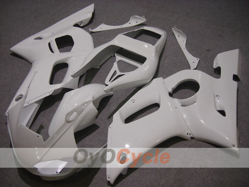 Verkleidungssatz für Einspritzermodelle 98-02 YZF-R6 - Weiß - Werksdesign #OYO87901006 Hauptbild