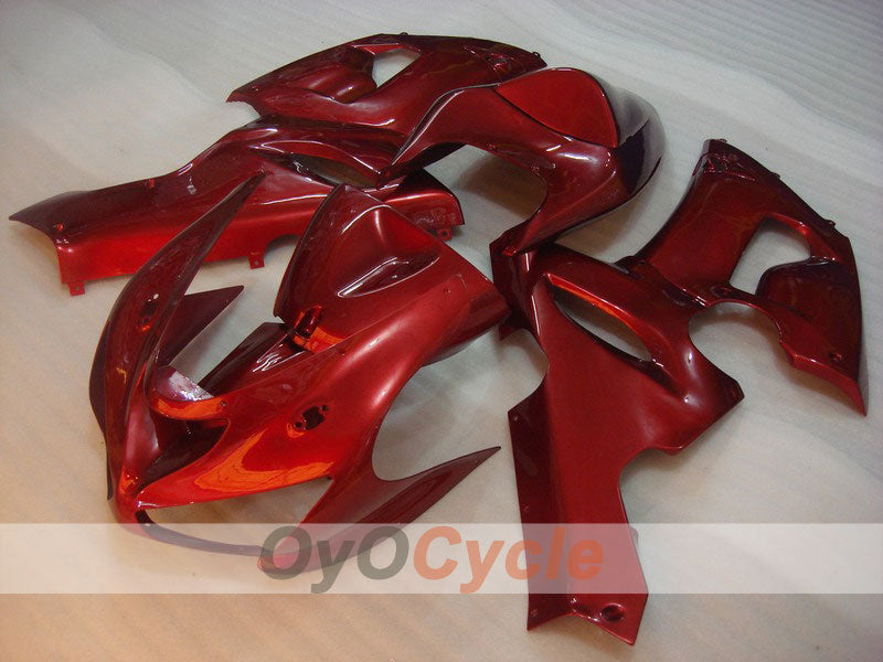 Spritzguss-Verkleidungssatz für 05-06 NINJA ZX-6R - Rot - Factory Style #OYO87901826