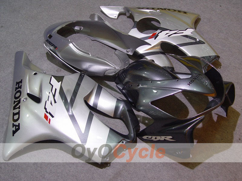 Verkleidungssatz für Einspritzmodelle 04-07 CBR600F4i - Silber, Grau - Werksstil #OYO87900217 Hauptbild