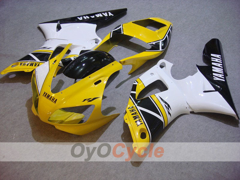 Verkleidungssatz für 98-99 YZF-R1 - Gelb, Weiß - Werksstil #OYO87900753 Hauptbild