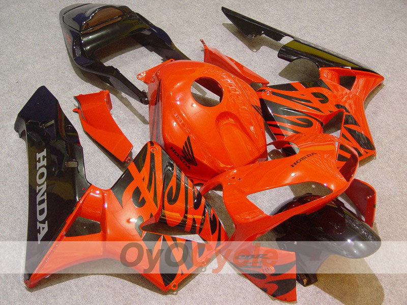 Einspritzverkleidungssatz für 03-04 CBR600RR - Orange, Schwarz - Werksstil #OYO87902615 Hauptbild