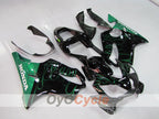 Einspritzverkleidungssatz für 01-03 CBR600F4i - Grün, Schwarz - Flame #OYO87900155